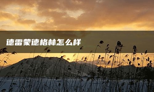 德雷蒙德格林怎么样