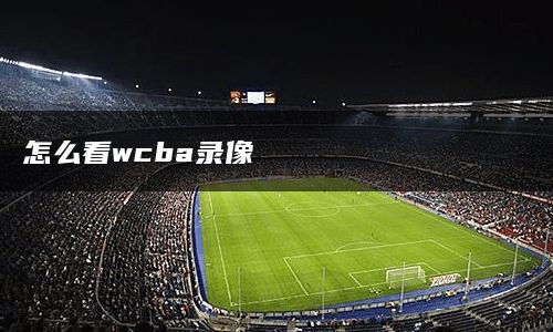 怎么看wcba录像