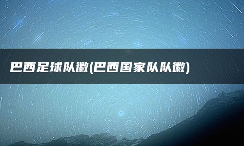 巴西足球队徽(巴西国家队队徽)