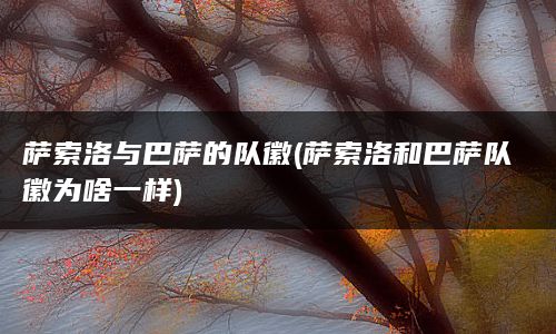 萨索洛与巴萨的队徽(萨索洛和巴萨队徽为啥一样)