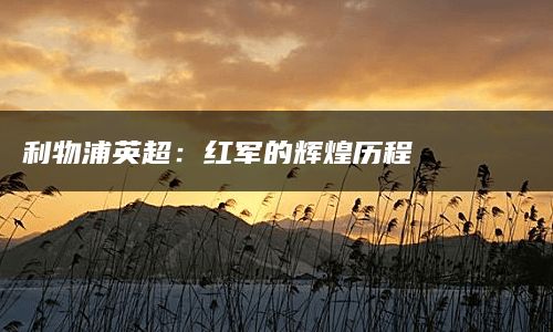 利物浦英超：红军的辉煌历程