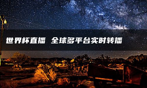 世界杯直播 全球多平台实时转播