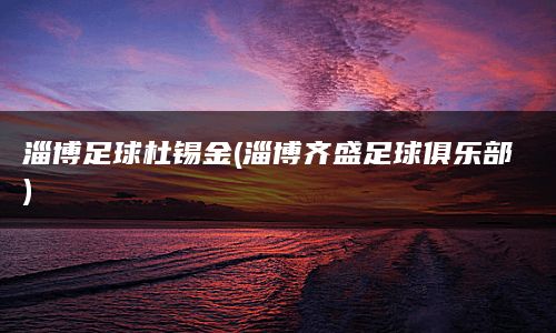 淄博足球杜锡金(淄博齐盛足球俱乐部)